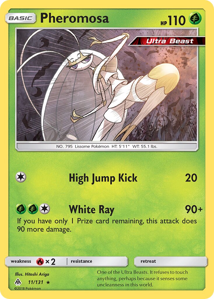 Pheromosa 011/140 — Forbidden Light (English Pokémon TCG card)
