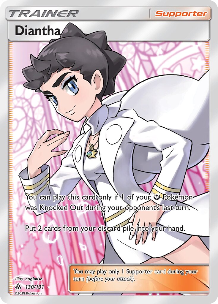 Diantha 130/140 — Forbidden Light (English Pokémon TCG card)