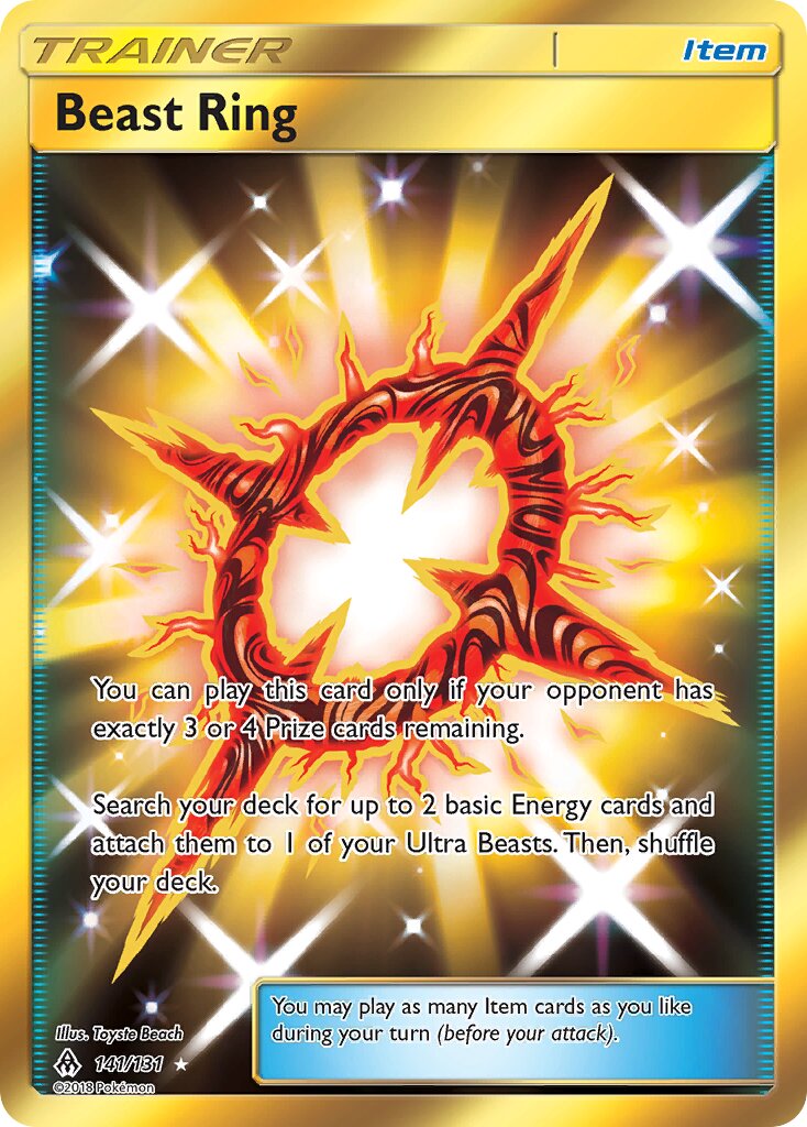 Beast Ring 141/140 — Forbidden Light (English Pokémon TCG card)