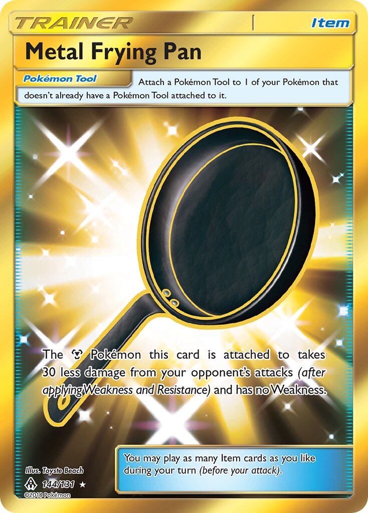 Metal Frying Pan 144/140 — Forbidden Light (English Pokémon TCG card)