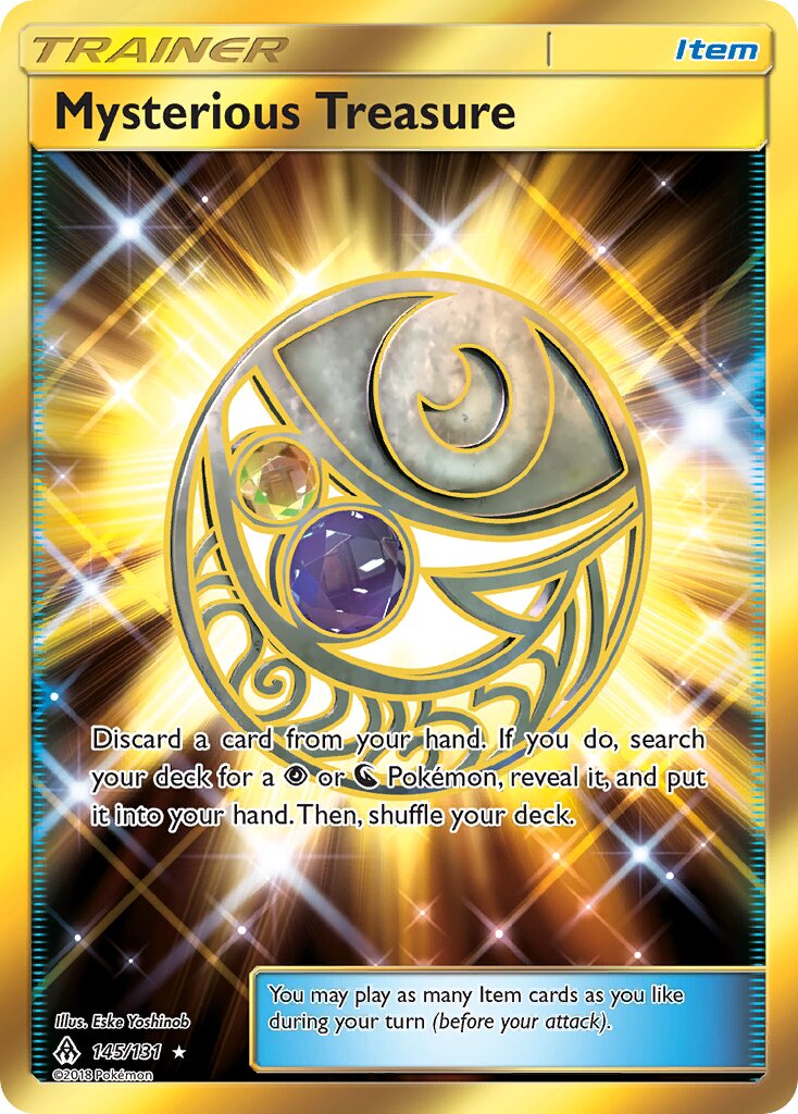 Mysterious Treasure 145/140 — Forbidden Light (English Pokémon TCG card)