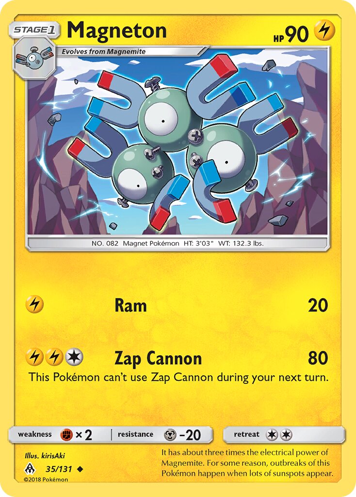 Magneton 035/140 — Forbidden Light (English Pokémon TCG card)