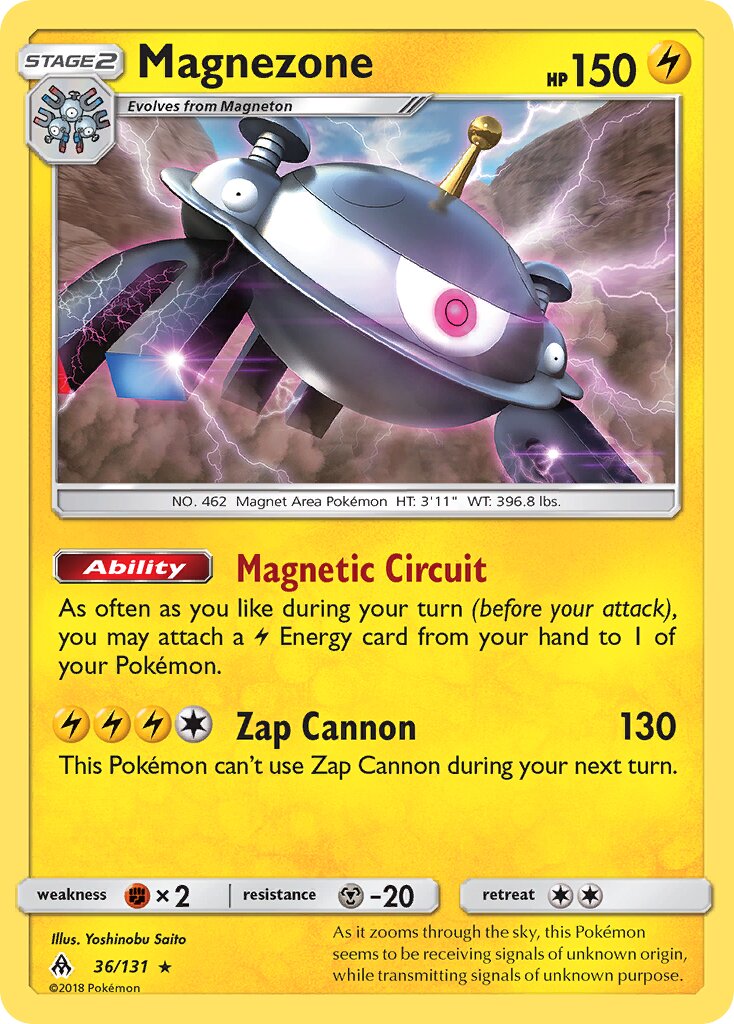 Magnezone 036/140 — Forbidden Light (English Pokémon TCG card)