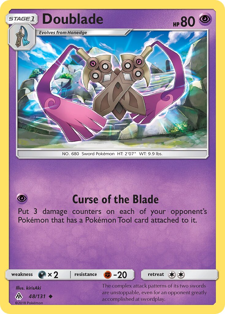 Doublade 048/140 — Forbidden Light (English Pokémon TCG card)