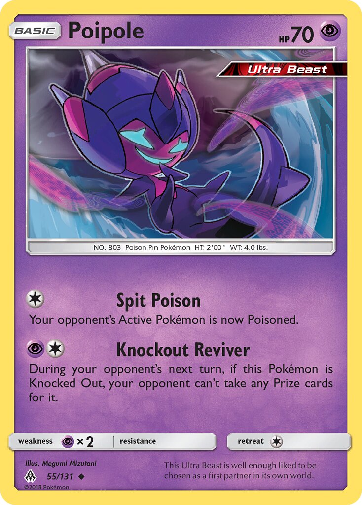 Poipole 055/140 — Forbidden Light (English Pokémon TCG card)