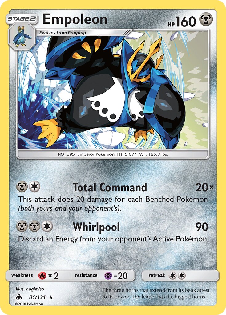 Empoleon 081/140 — Forbidden Light (English Pokémon TCG card)