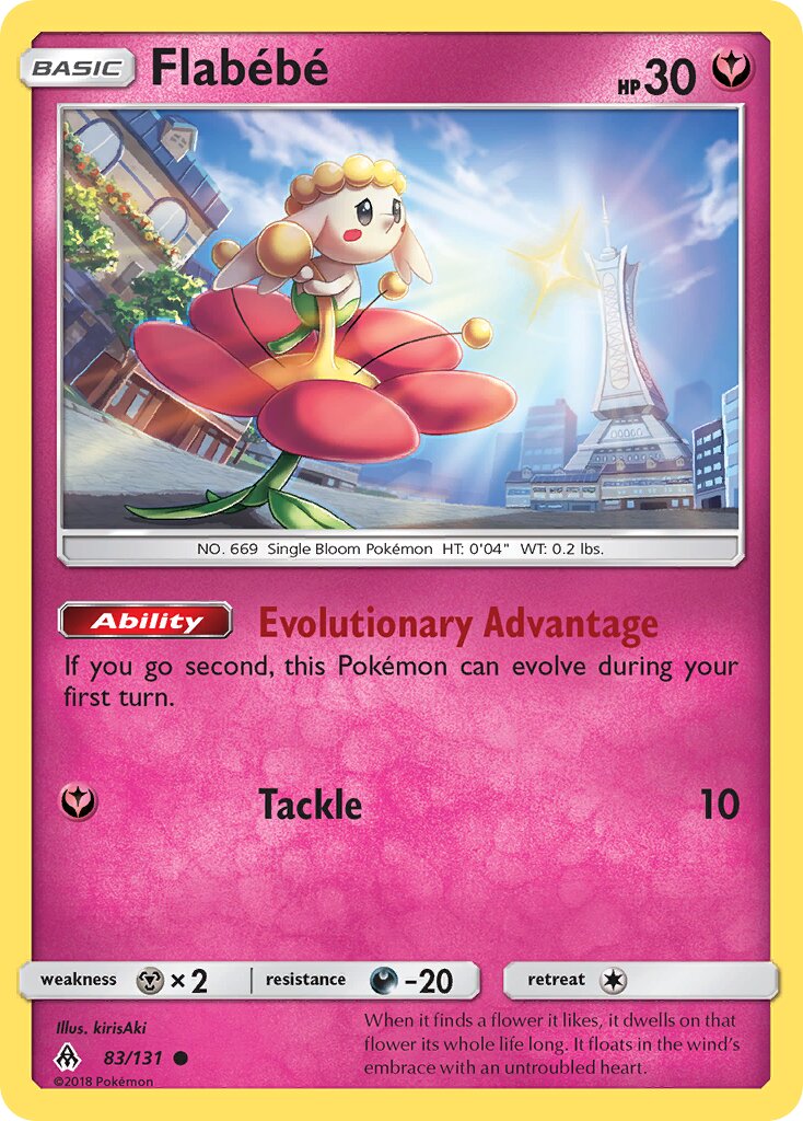 Flabébé 083/140 — Forbidden Light (English Pokémon TCG card)