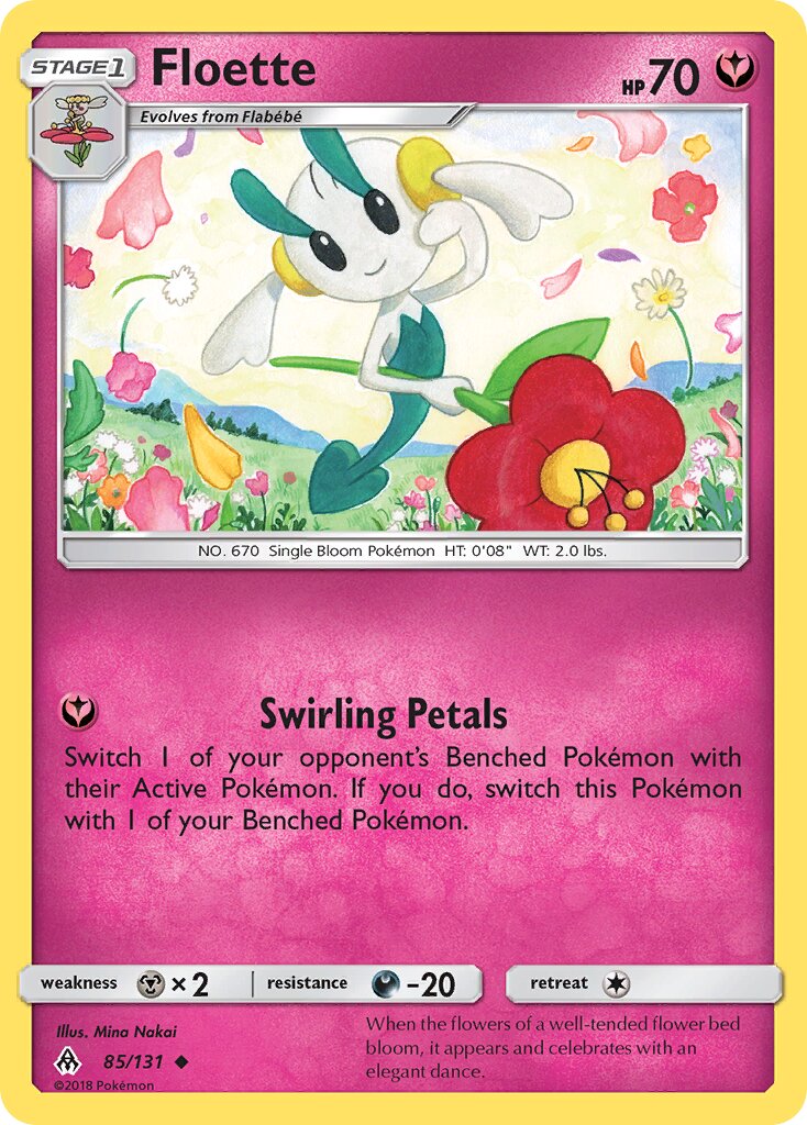Floette 085/140 — Forbidden Light (English Pokémon TCG card)