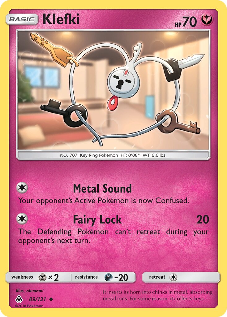 Klefki 089/140 — Forbidden Light (English Pokémon TCG card)