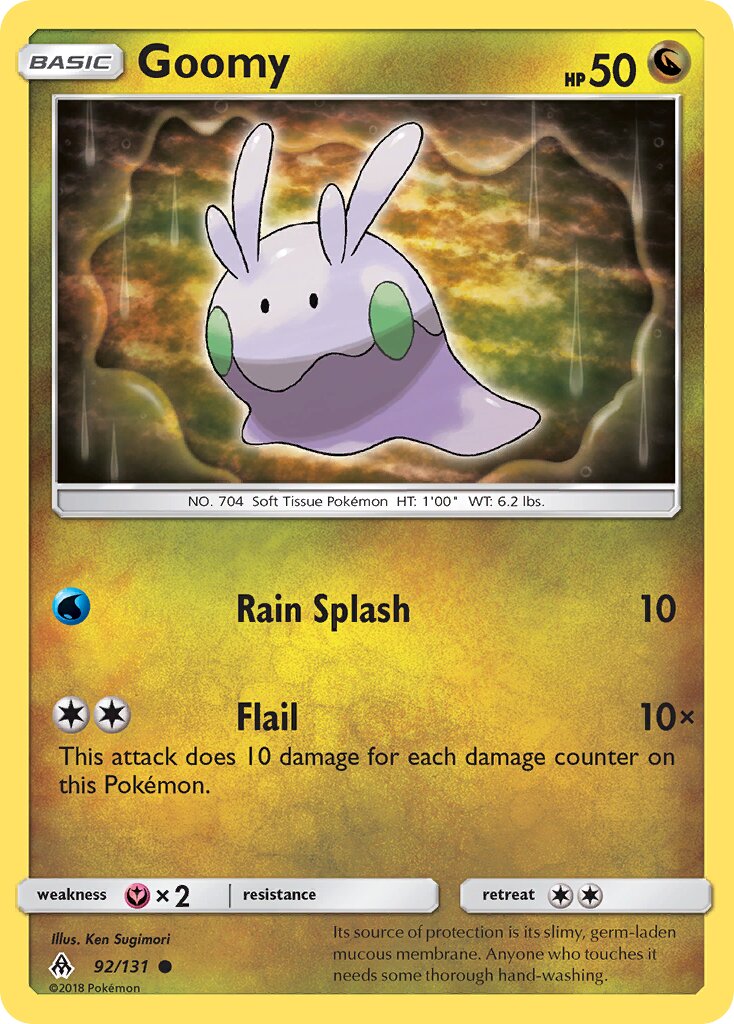 Goomy 092/140 — Forbidden Light (English Pokémon TCG card)