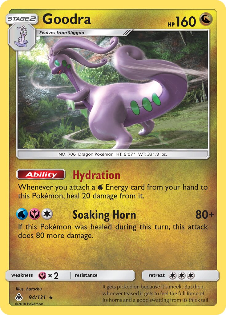 Goodra 094/140 — Forbidden Light (English Pokémon TCG card)