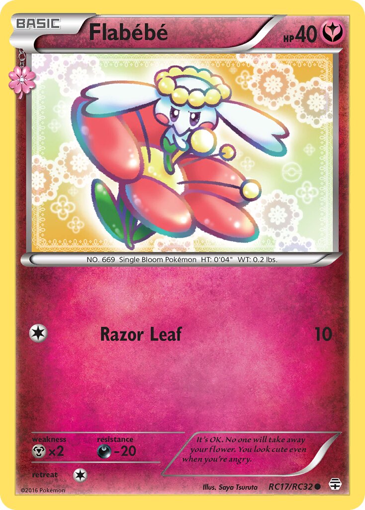 Flabébé RC17/RC32 — Generations (English Pokémon TCG card)