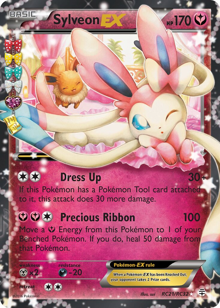 Sylveon-EX RC21/RC32 — Generations (English Pokémon TCG card)