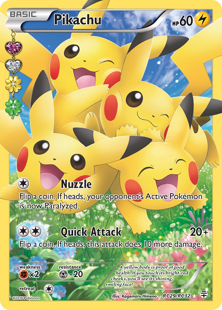Pikachu RC29/RC32 — Generations (English Pokémon TCG card)
