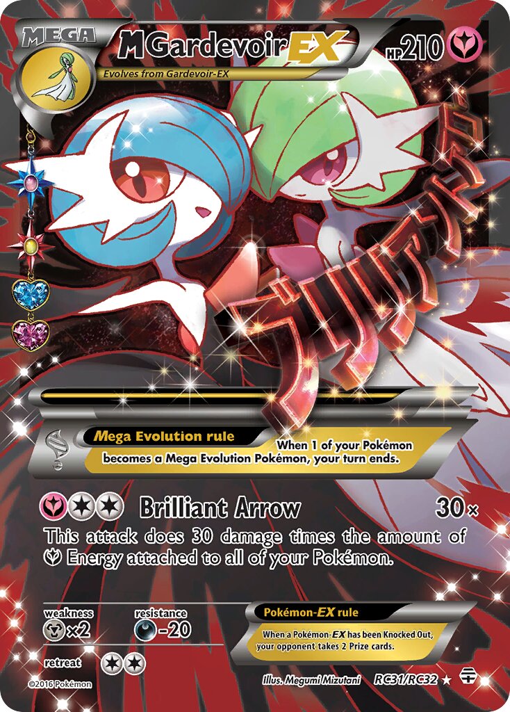 M Gardevoir-EX RC31/RC32 — Generations (English Pokémon TCG card)