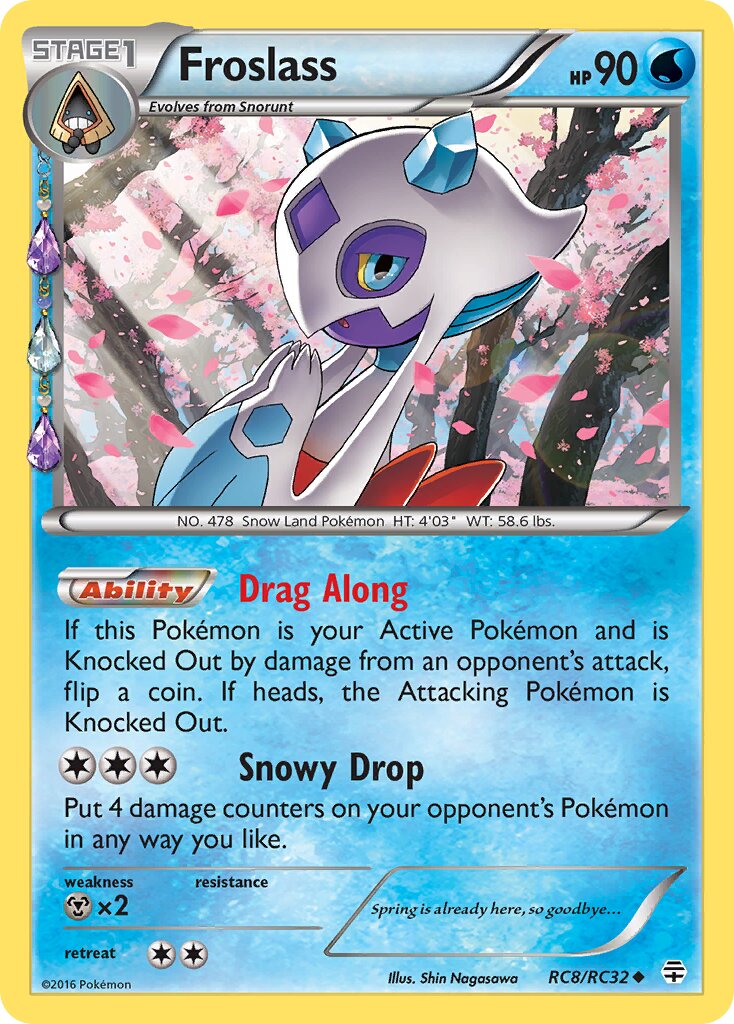 Froslass RC8/RC32 — Generations (English Pokémon TCG card)