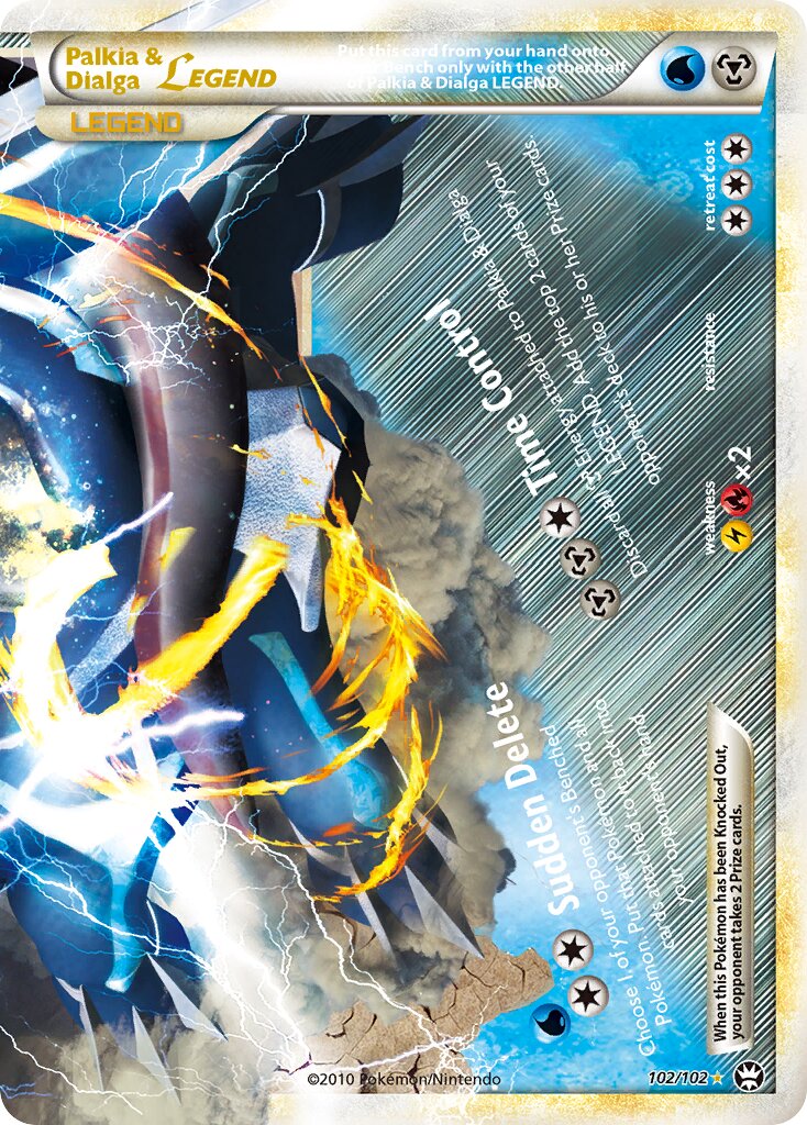 Palkia & Dialga Pokémon TCG cards