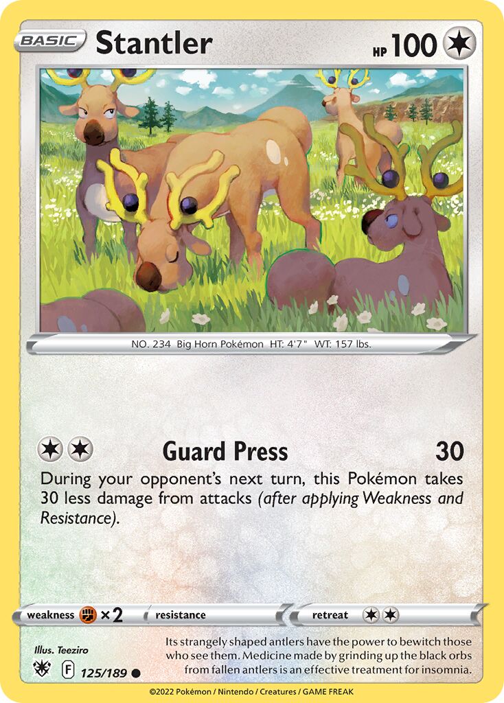 Stantler 125 — Holiday Calendar 2023 (English Pokémon TCG card)