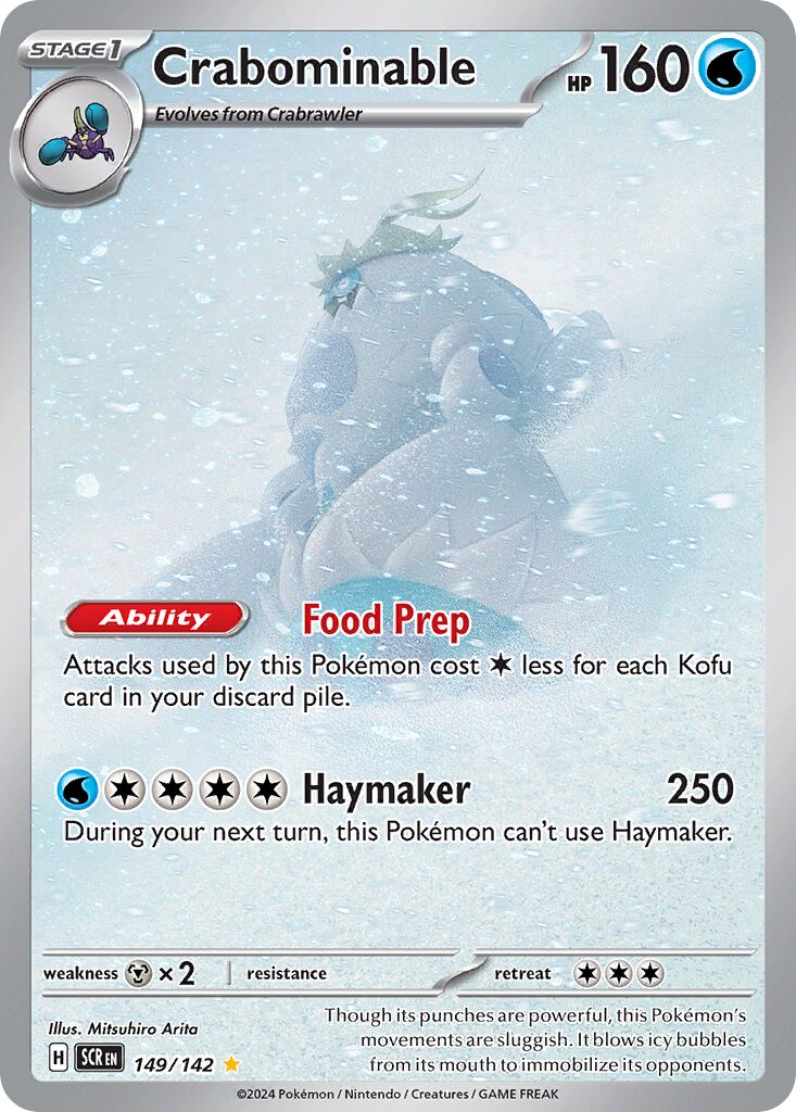 Crabominable 149 — Holiday Calendar 2025 (English Pokémon TCG card)