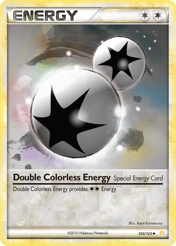 Double Colorless Energy 103 — HeartGold & SoulSilver (English Pokémon TCG card)