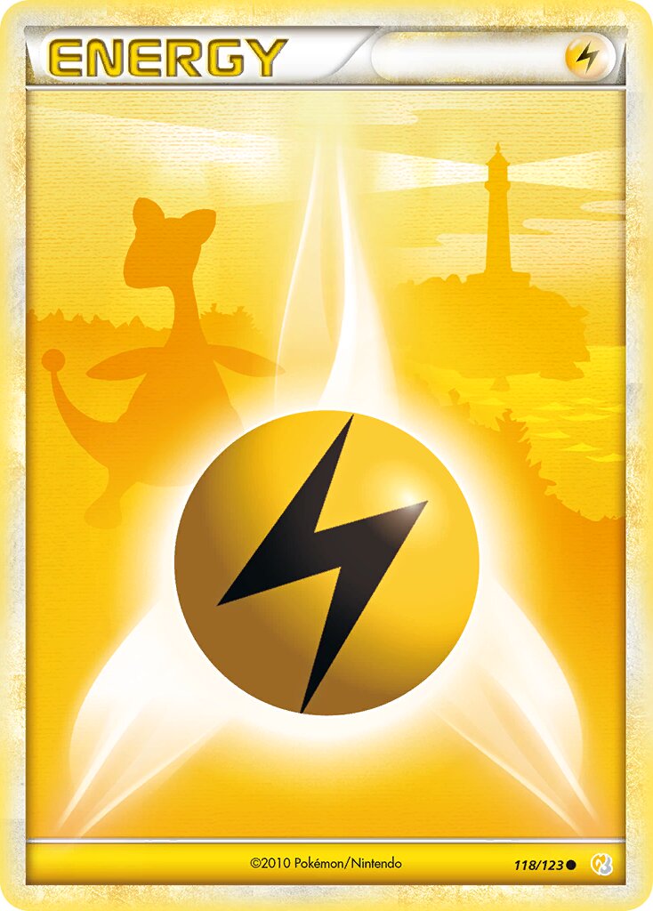Lightning Energy 118 — HeartGold & SoulSilver (English Pokémon TCG card)