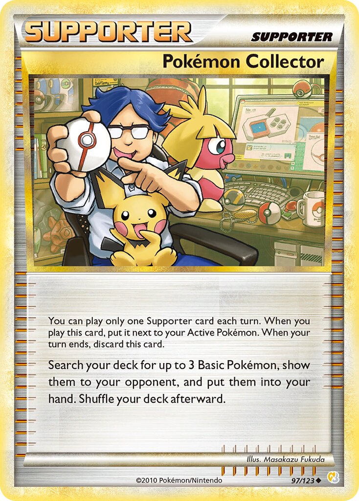 Pokémon Collector 097 — HeartGold & SoulSilver (English Pokémon TCG card)