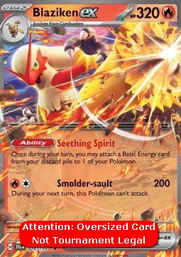 Blaziken ex 024 — Journey Together: Additionals Singles (English Pokémon TCG card)