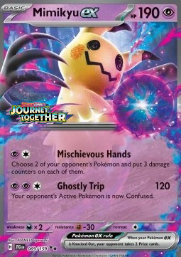 Mimikyu ex 069 — Journey Together: Additionals Singles (English Pokémon TCG card)