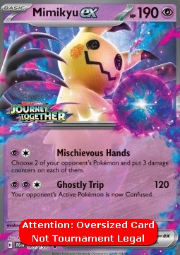 Mimikyu ex 069 — Journey Together: Additionals Singles (English Pokémon TCG card)