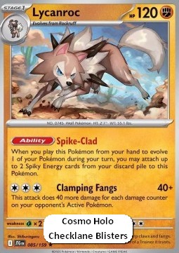 Lycanroc 085 — Journey Together: Additionals Singles (English Pokémon TCG card)