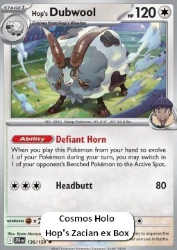 Hop's Dubwool 136 — Journey Together: Additionals Singles (English Pokémon TCG card)