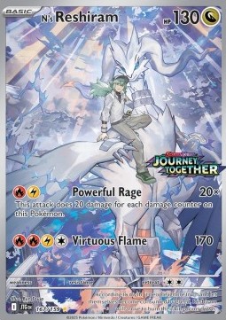 N's Reshiram 167 — Journey Together: Additionals Singles (English Pokémon TCG card)