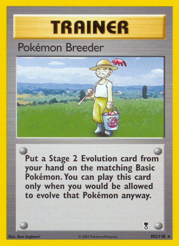 Pokémon Breeder 102/110 — Legendary Collection (English Pokémon TCG card)