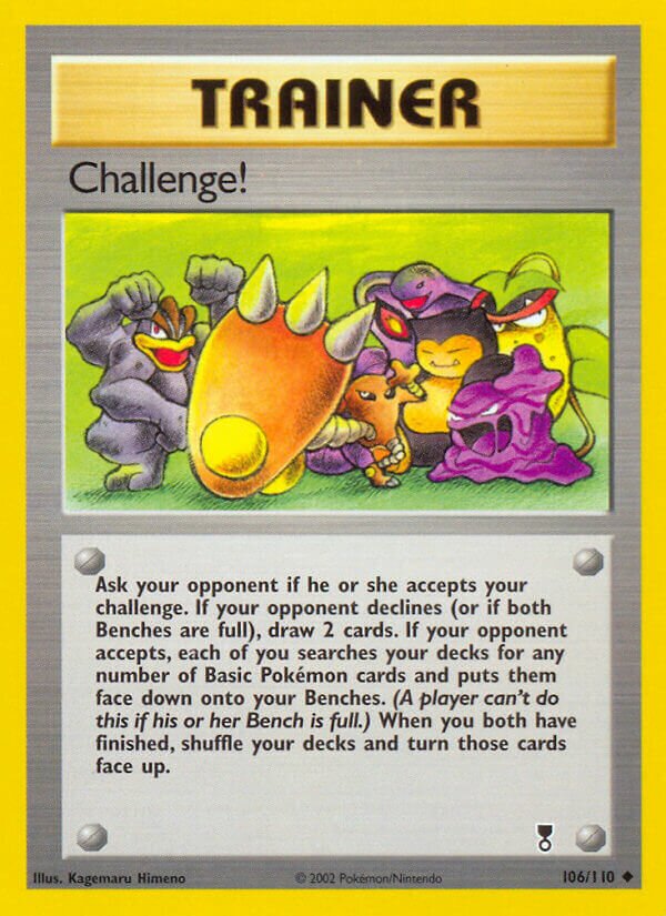 Challenge! 106/110 — Legendary Collection (English Pokémon TCG card)