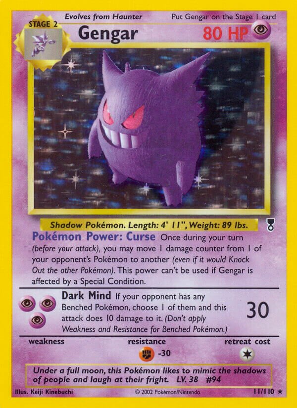 Gengar 011/110 — Legendary Collection (English Pokémon TCG card)