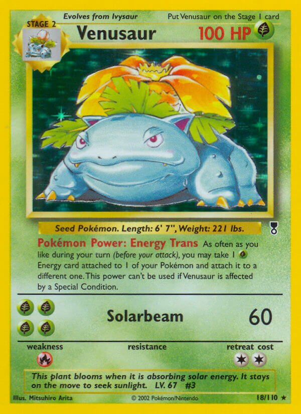Venusaur 018/110 — Legendary Collection (English Pokémon TCG card)