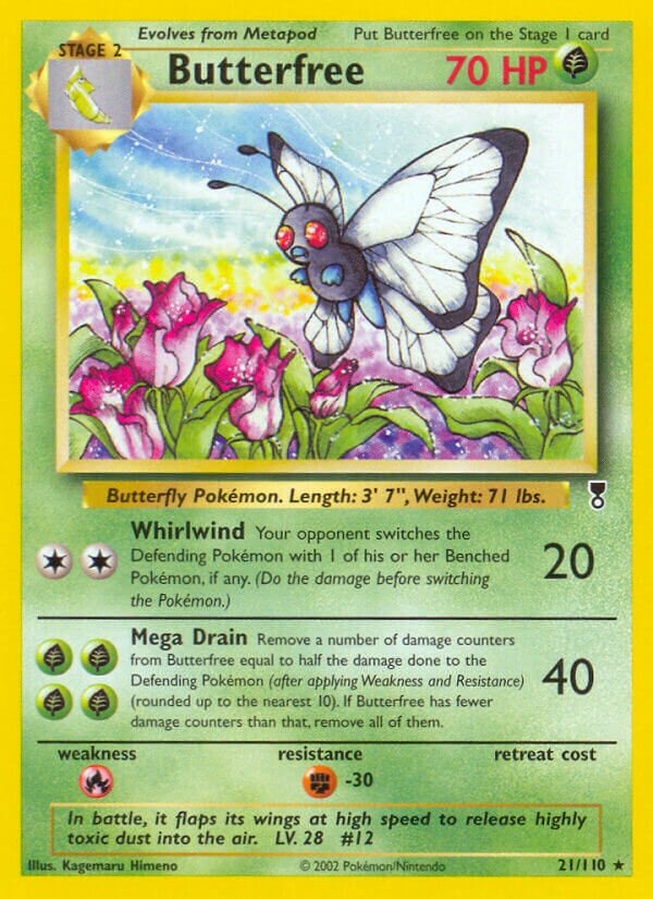 Butterfree 021/110 — Legendary Collection (English Pokémon TCG card)