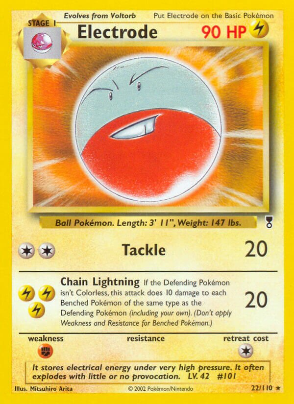 Electrode 022/110 — Legendary Collection (English Pokémon TCG card)