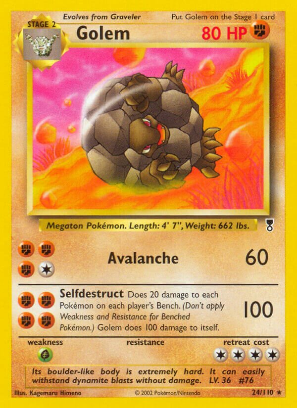Golem 024/110 — Legendary Collection (English Pokémon TCG card)
