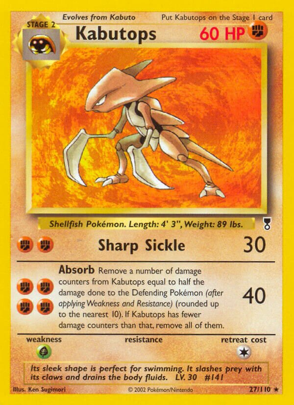 Kabutops 027/110 — Legendary Collection (English Pokémon TCG card)