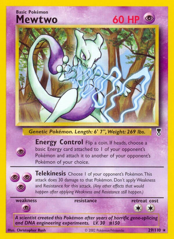 Mewtwo 029/110 — Legendary Collection (English Pokémon TCG card)