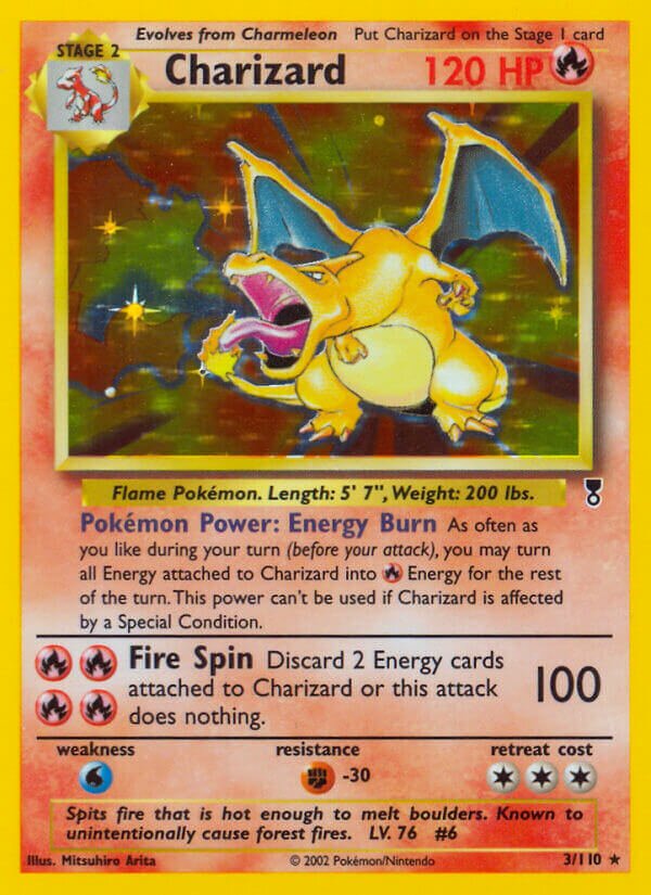 Charizard 003/110 — Legendary Collection (English Pokémon TCG card)
