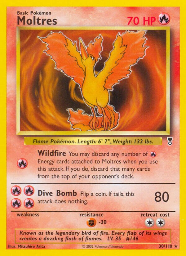 Moltres 030/110 — Legendary Collection (English Pokémon TCG card)