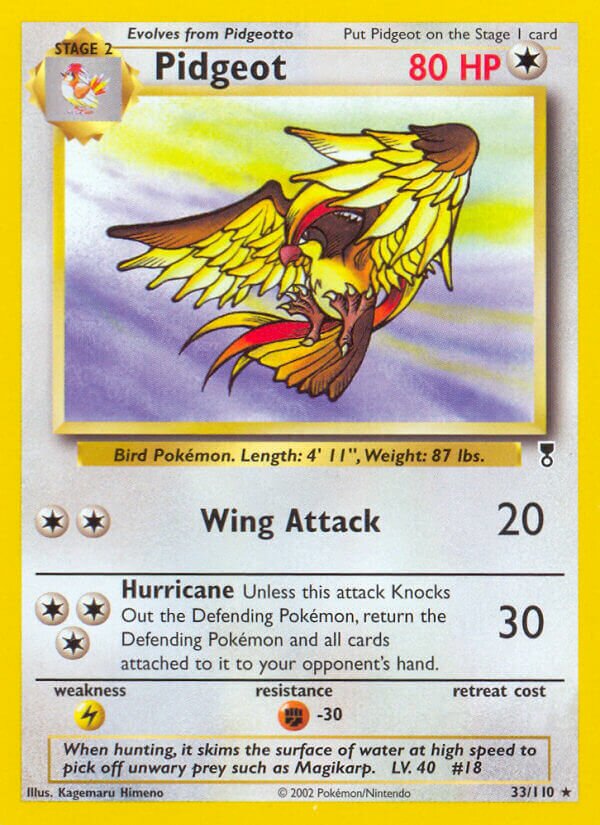 Pidgeot 033/110 — Legendary Collection (English Pokémon TCG card)