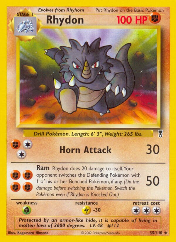 Rhydon 035/110 — Legendary Collection (English Pokémon TCG card)