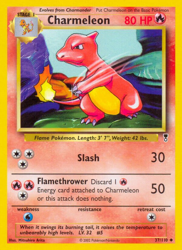 Charmeleon 037/110 — Legendary Collection (English Pokémon TCG card)