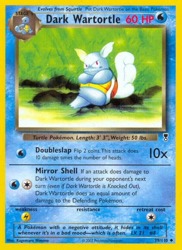 Dark Wartortle 039/110 — Legendary Collection (English Pokémon TCG card)
