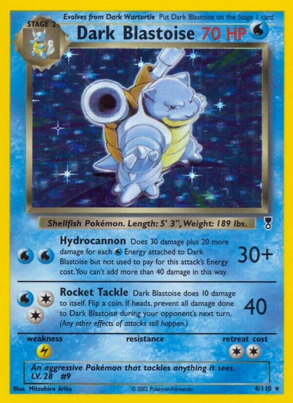 Dark Blastoise 004/110 — Legendary Collection (English Pokémon TCG card)