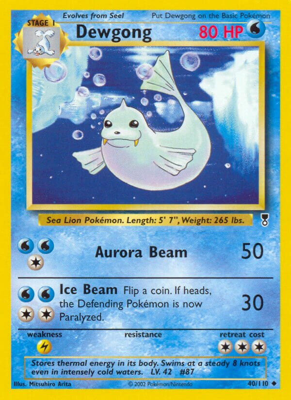 Dewgong 040/110 — Legendary Collection (English Pokémon TCG card)