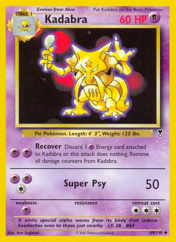 Kadabra 049/110 — Legendary Collection (English Pokémon TCG card)